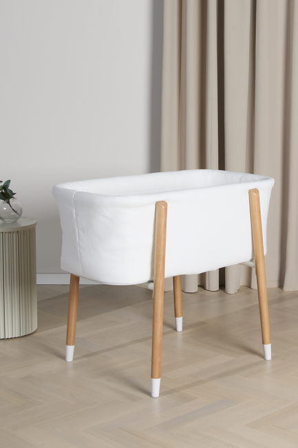 Beemoo CARE Nordic Spjälsäng, White/Wood