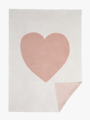 Alice & Fox Pläd 100x140, Hjärta