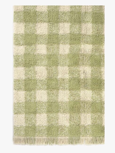 LorenaCanals Tvättbar Vichy Matta 90x120 cm, Matcha
