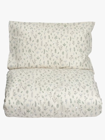 MiniDreams Bäddset Blomsteräng Spjälsäng, Sand