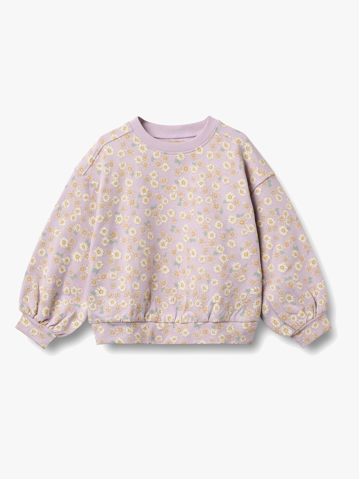 Wheat Lia Sweatshirt, Lavender Daisies