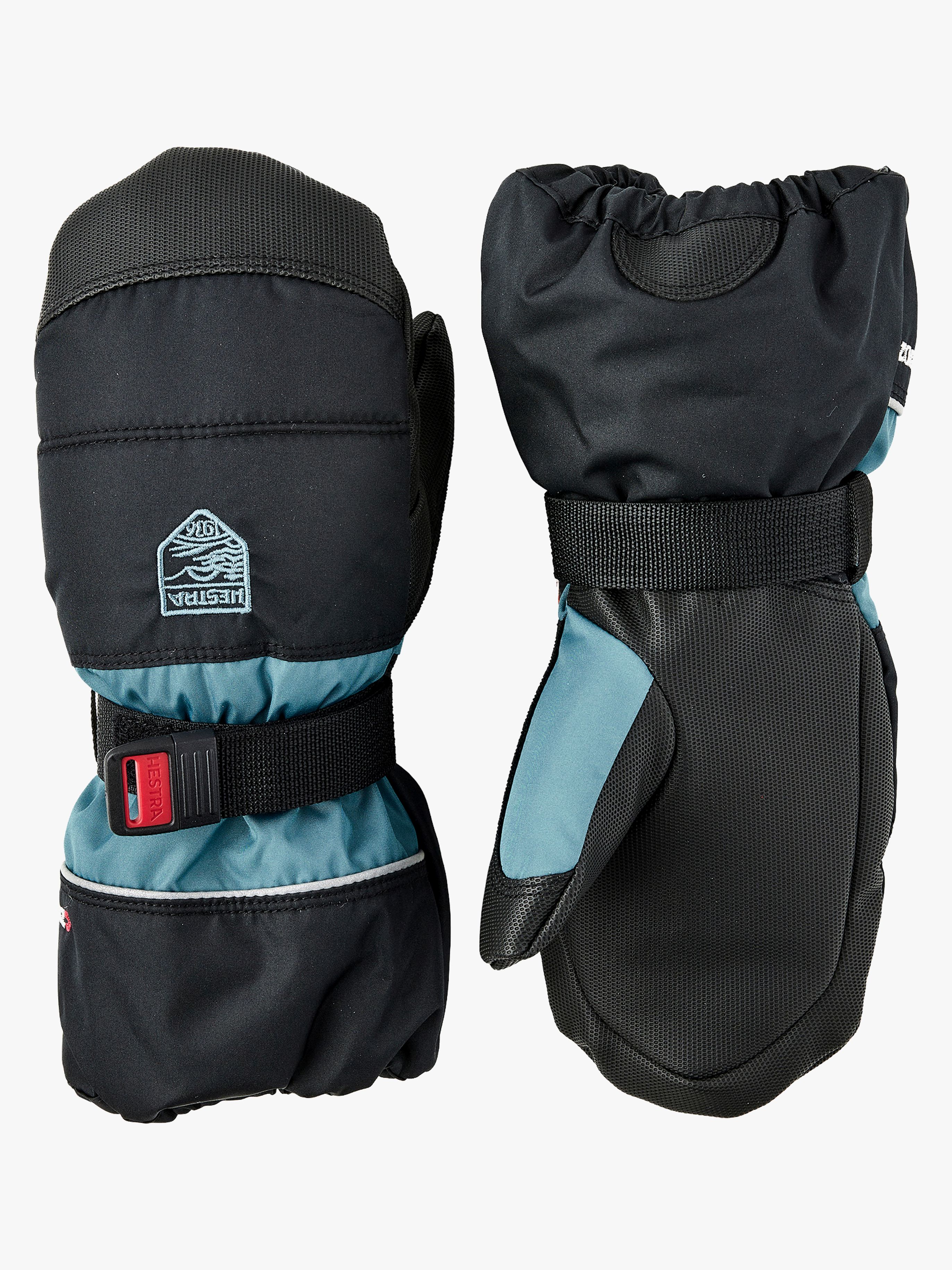 Hestra Kids Czone Vantar, Black/Petrol, 2