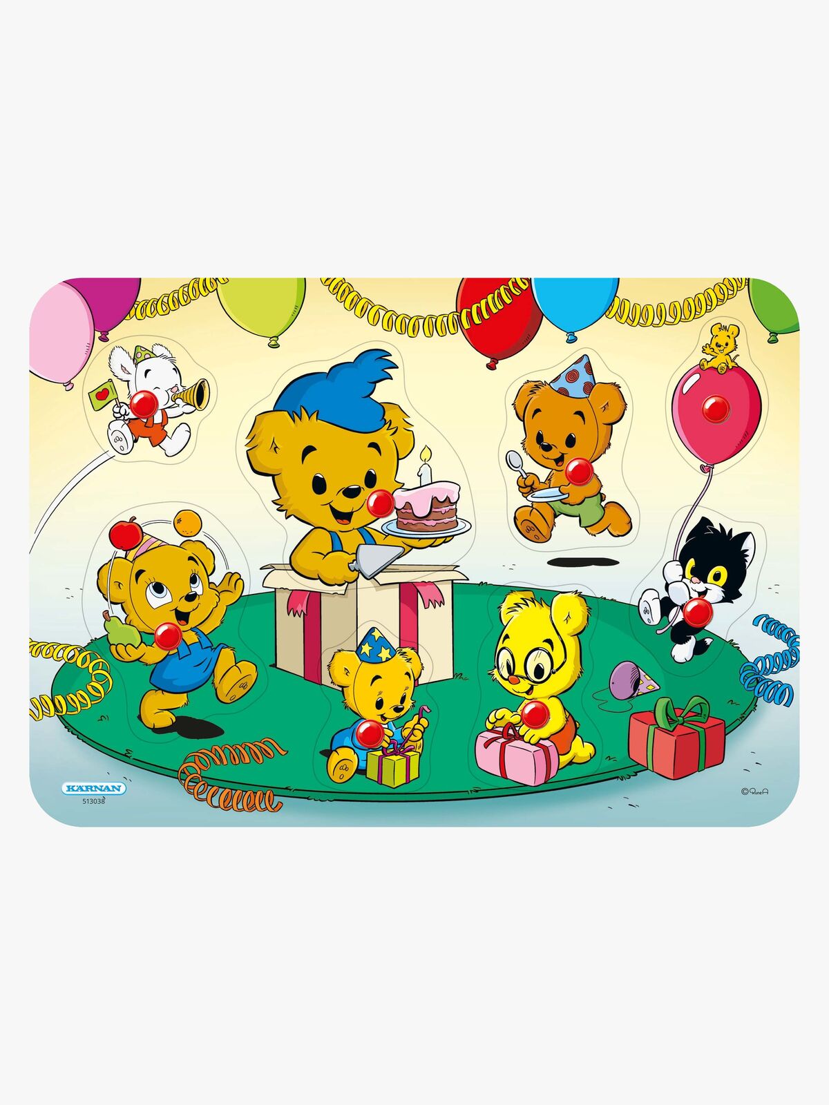 Kärnan Bamse Knoppussel 8 Bitar