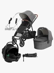 UPPAbaby Vista V3 Duovagn inkl. Axkid GOKID Babyskydd & Bas, Greyson