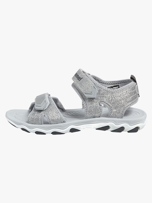 Hummel Glitter Jr Sandaler, Silver