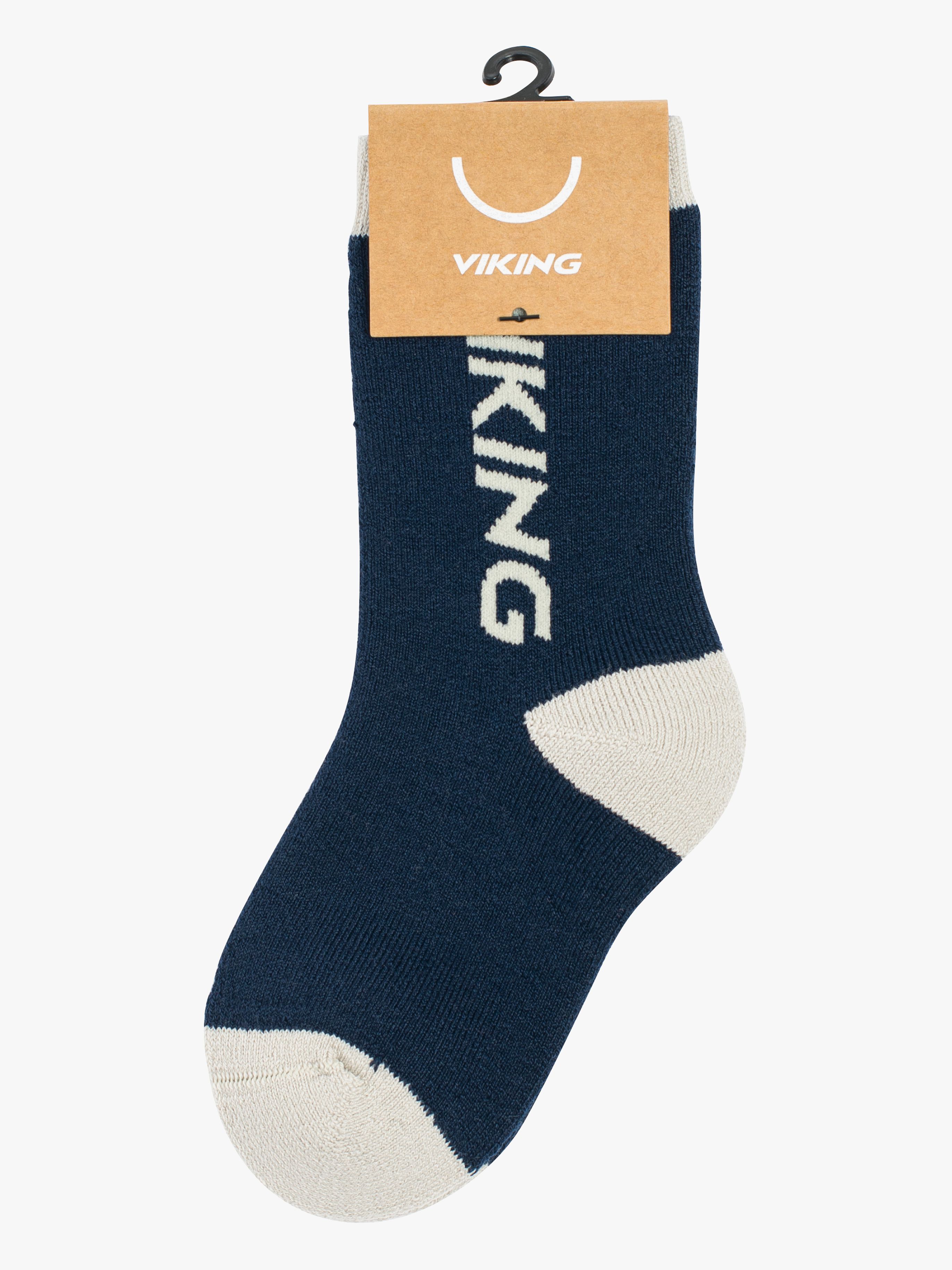 Viking Play Strumpor Merinomix, Navy, 31-33