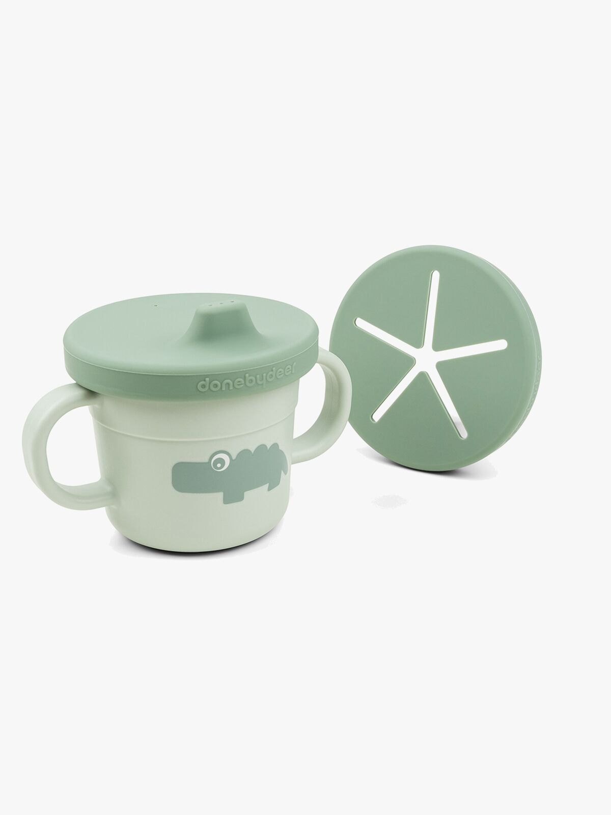 Done By Deer Foodie Snack- & Pipmugg Croco, Green