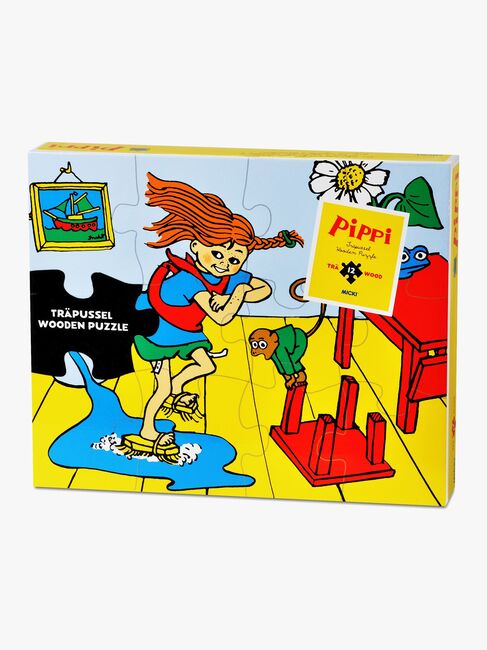Pippi Träpussel 12 Bitar