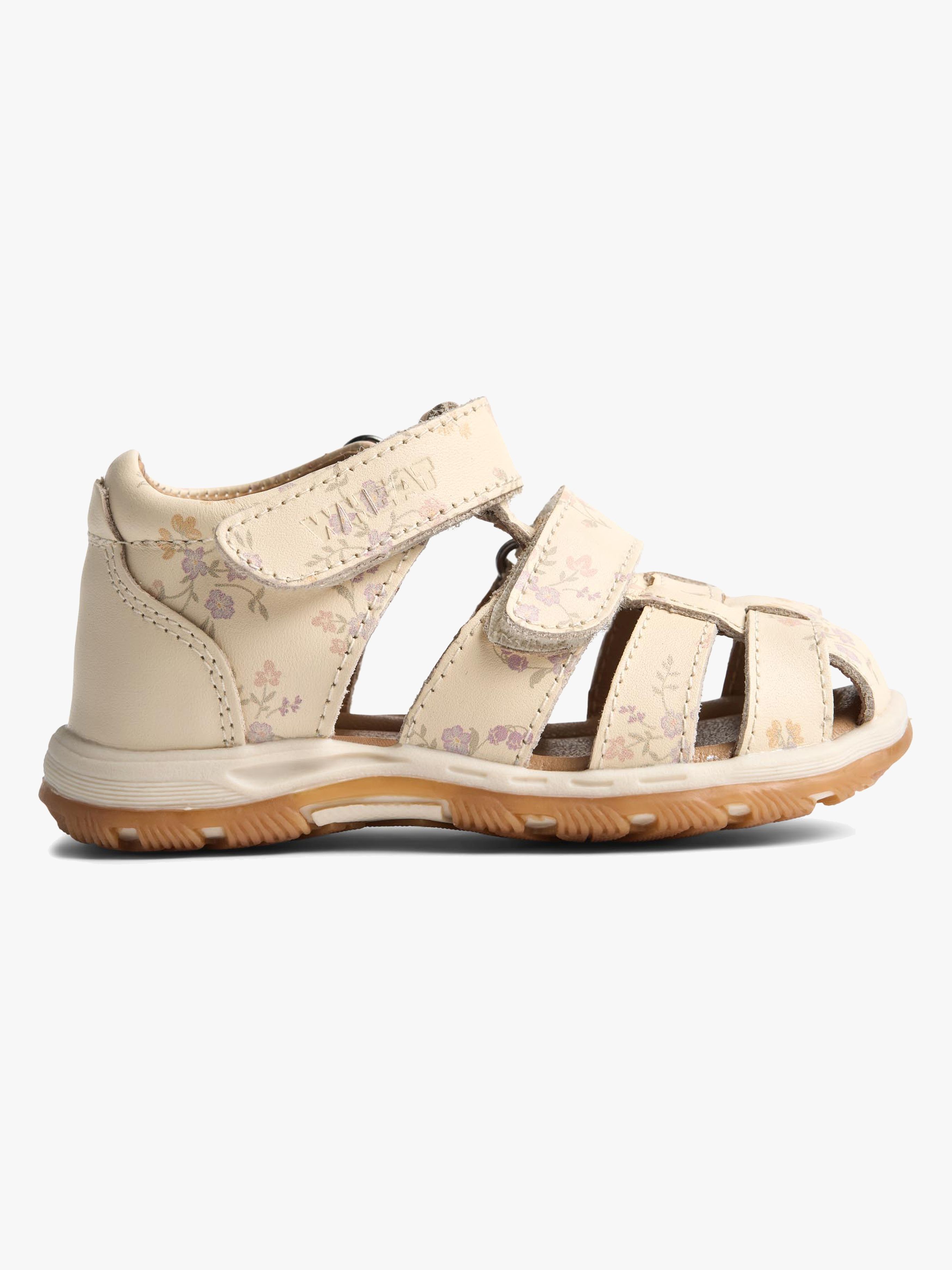 Wheat Frei Sandaler, Apricot Flowers, 30