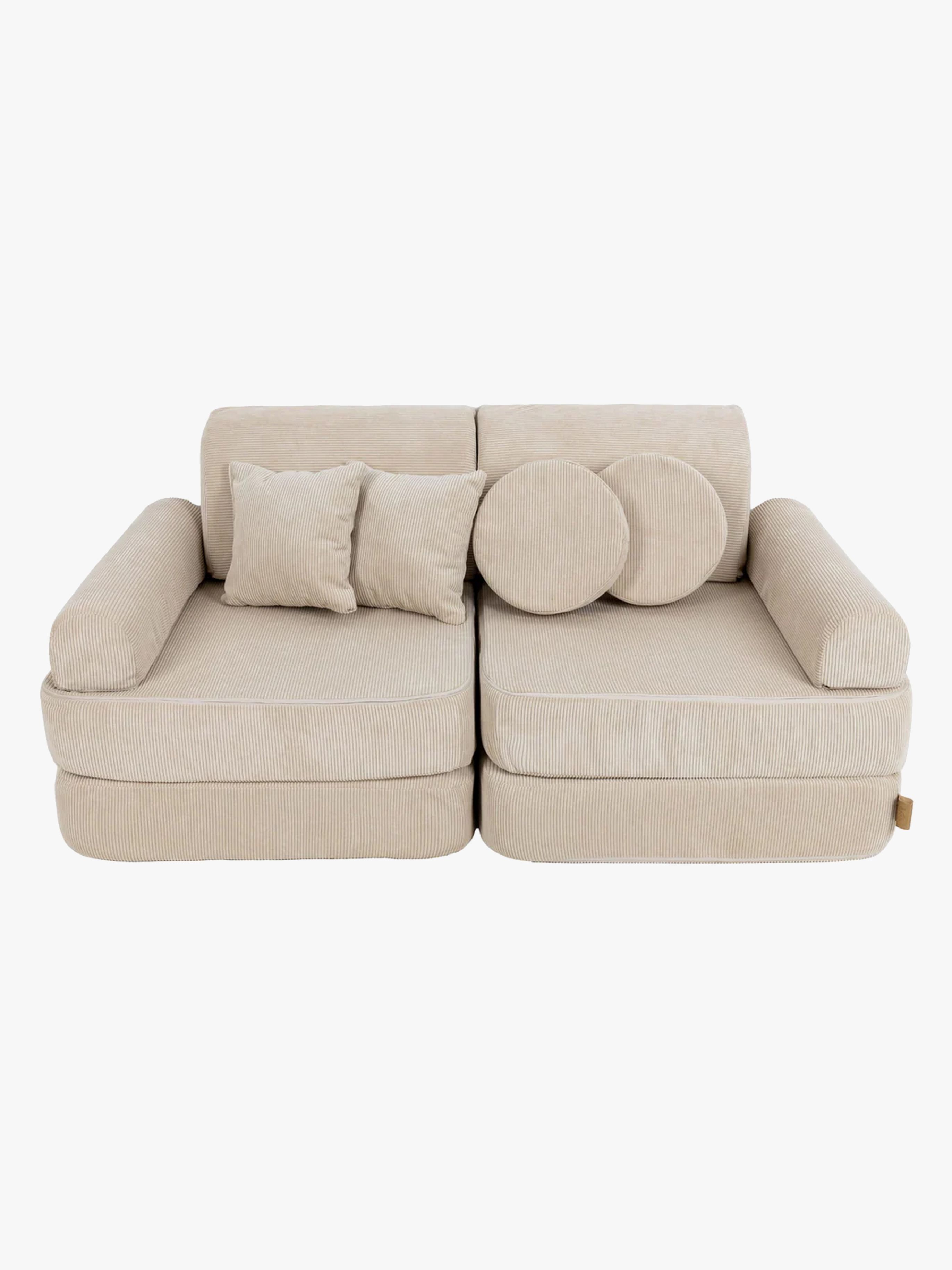 Meowbaby Play Pocket  Byggbar Soffa, Ecru