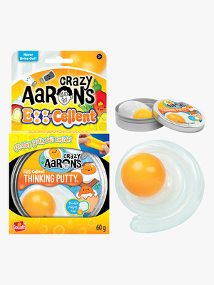 Crazy Aarons Thinking Putty Lima 60 g, Egg-Cellent