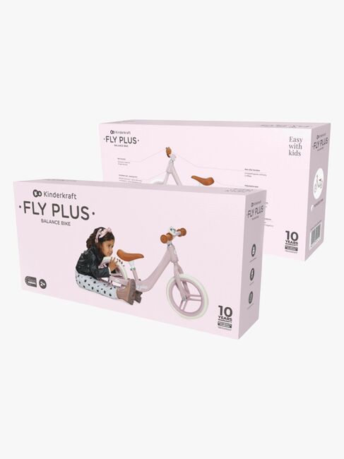 Kinderkraft FLY PLUS Balanscykel, Rosa