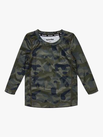 Hyperfied Long Sleeve Logo T-Shirt, Camo