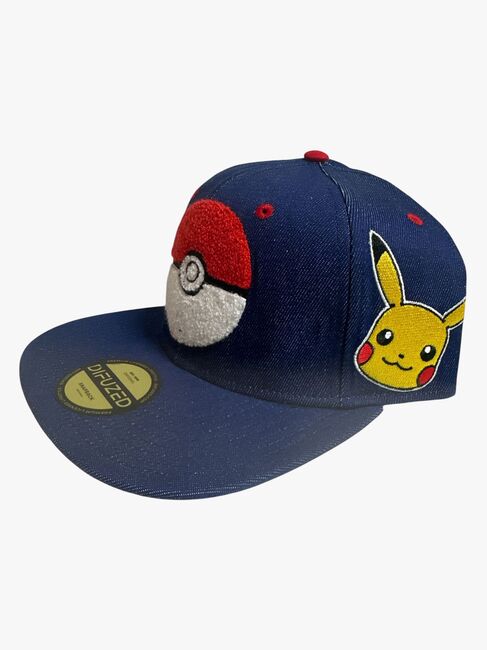 Pokémon Denim Snapback Keps, Pokéball