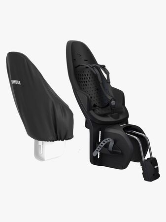 Thule Yepp 2 Maxi Frame Mount Cykelsits inkl. Regnskydd, Svart