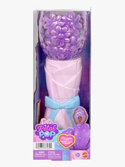 Barbie Petal Pop Flower Surprise Docka Prästkrage, Lila