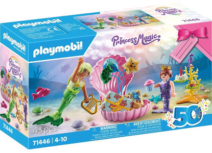 Playmobil 71446 Princess Magic Byggsats Sjöjungfruns Födelsedagsfest