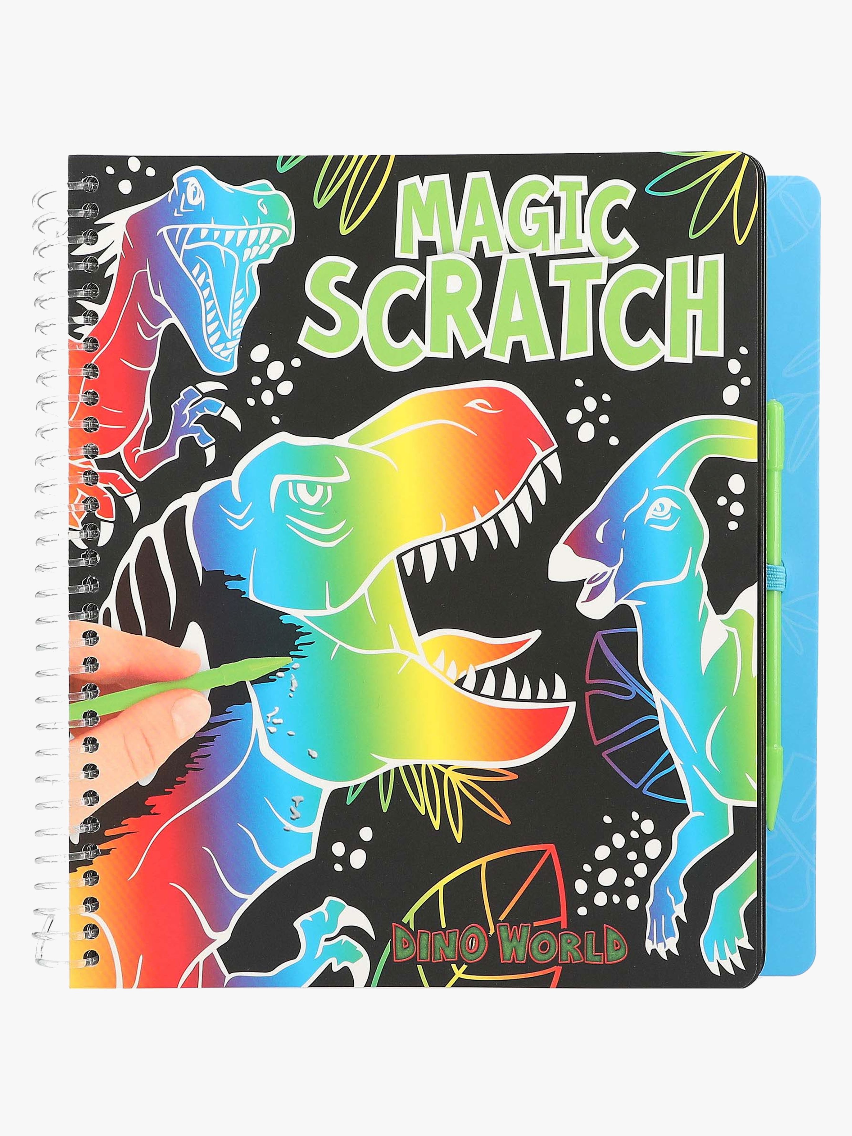 Dino World Magic Scratch Bok