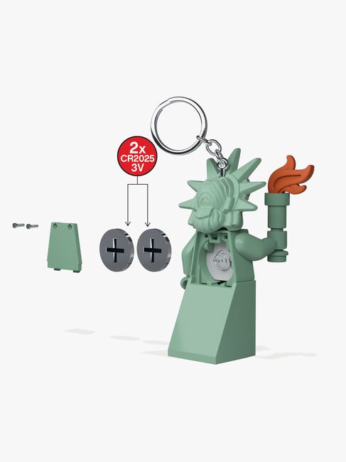 LEGO® Ikonisk Frihetsgudinnan Nyckelring med LED-lampa