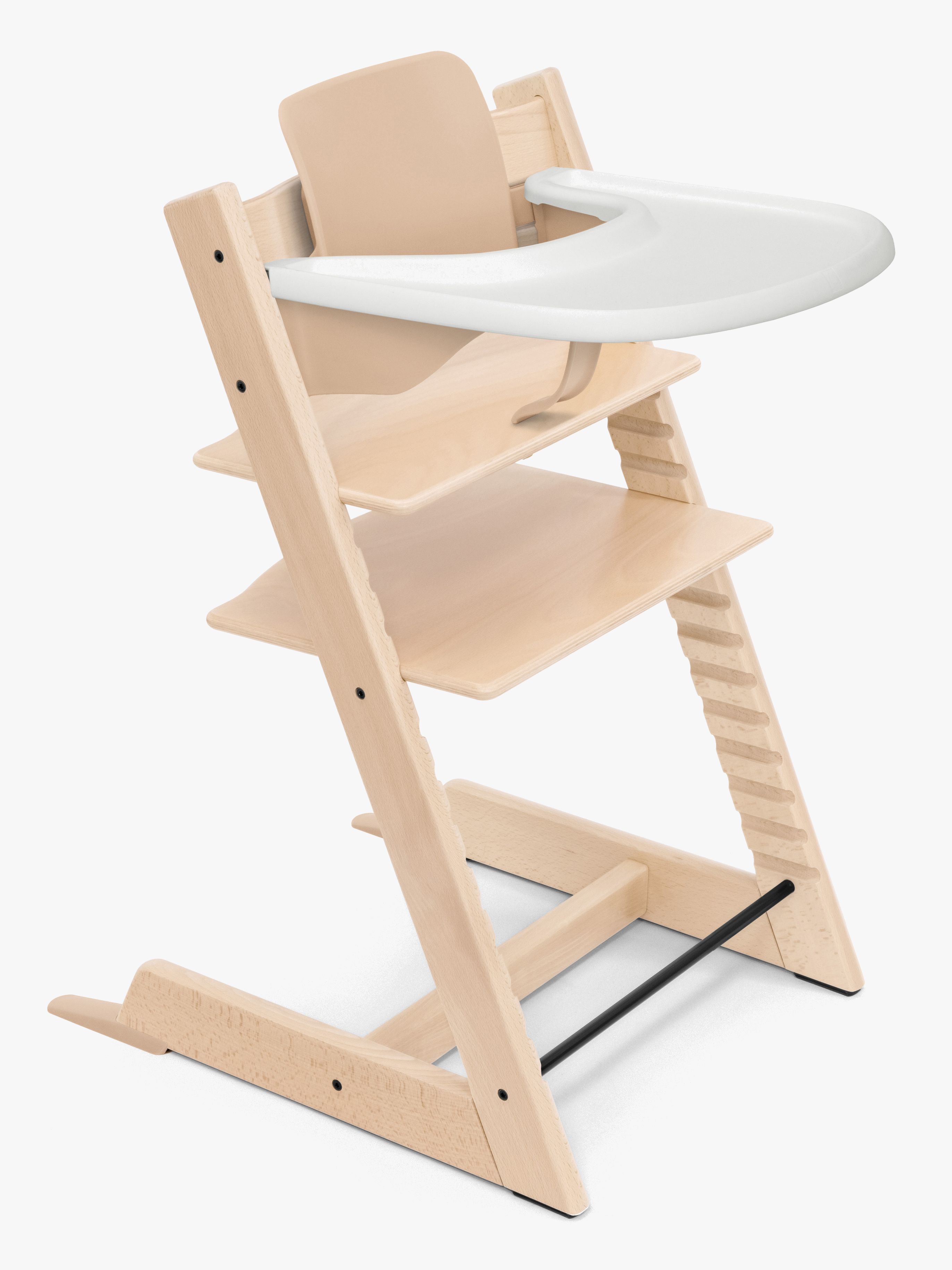 Stokke Tripp Trapp Matstol Bundle inkl. Bricka, Natural/White