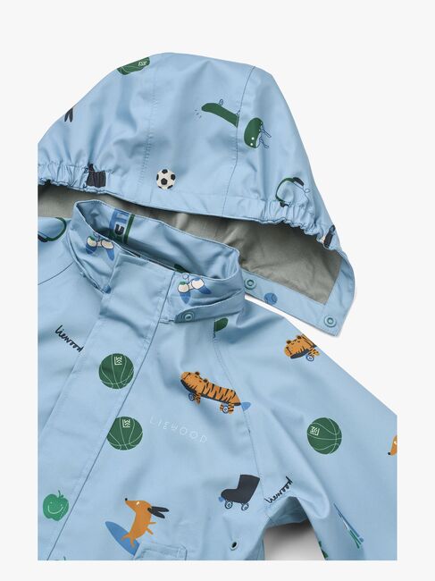 LIEWOOD Pedia Regnställ, Fun/Beach Blue