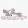 Skechers Heart Lights  Blinkande Sandaler, Silver