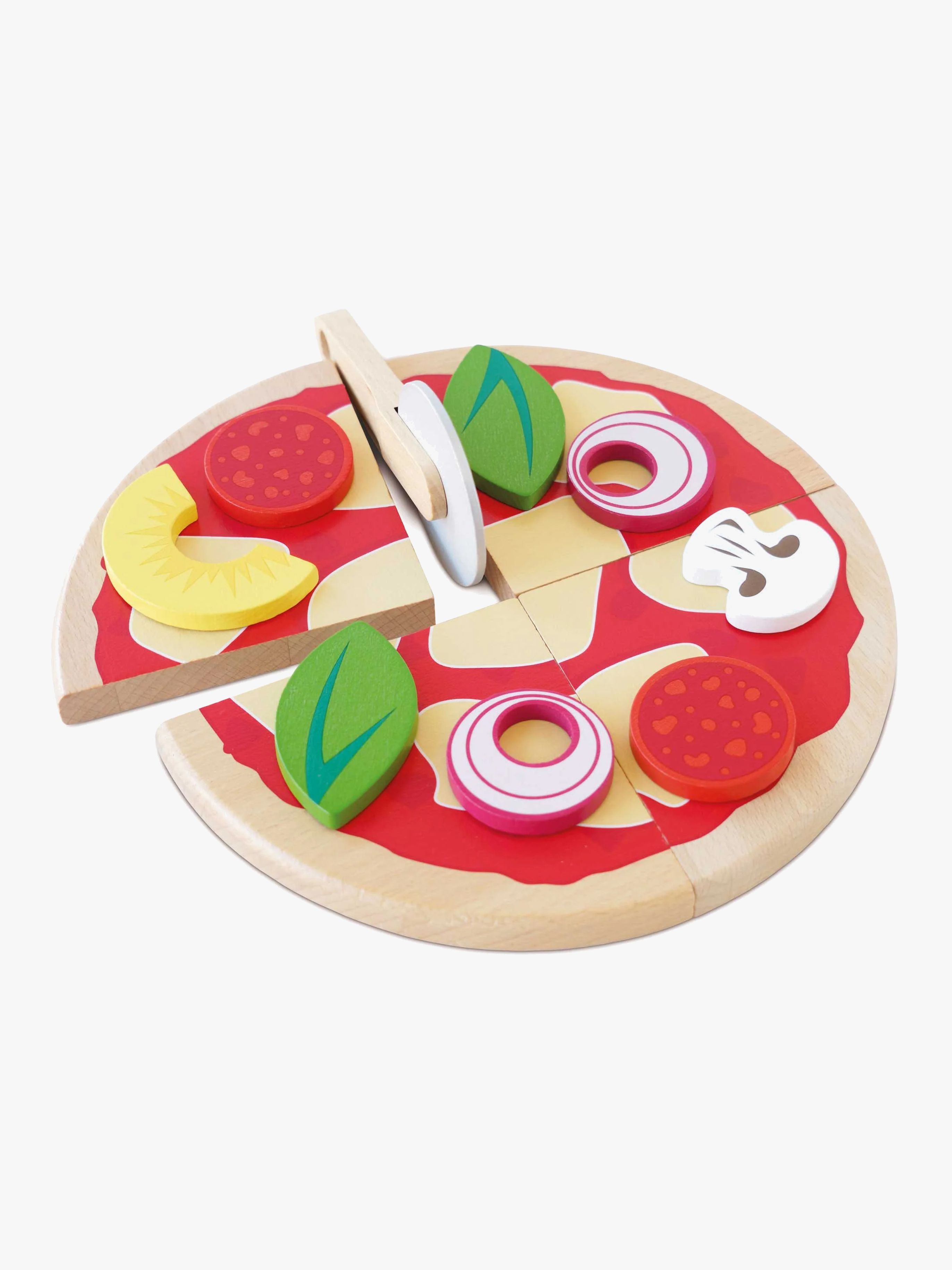 Le Toy Van Pizza &  Toppings med Pizzaskärare