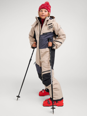 Reima Skaulo Skioverall, Earthy Beige