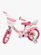 Volare Unicorn Cykel 12 Tum, Rosa