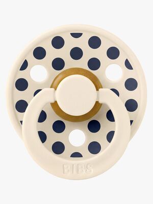 BIBS Studio Colour Sut Polka Medium Latex Str. 2, Ivory/Deep Space