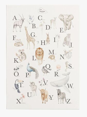 Cam Cam Copenhagen Alfabet Poster, Engelska