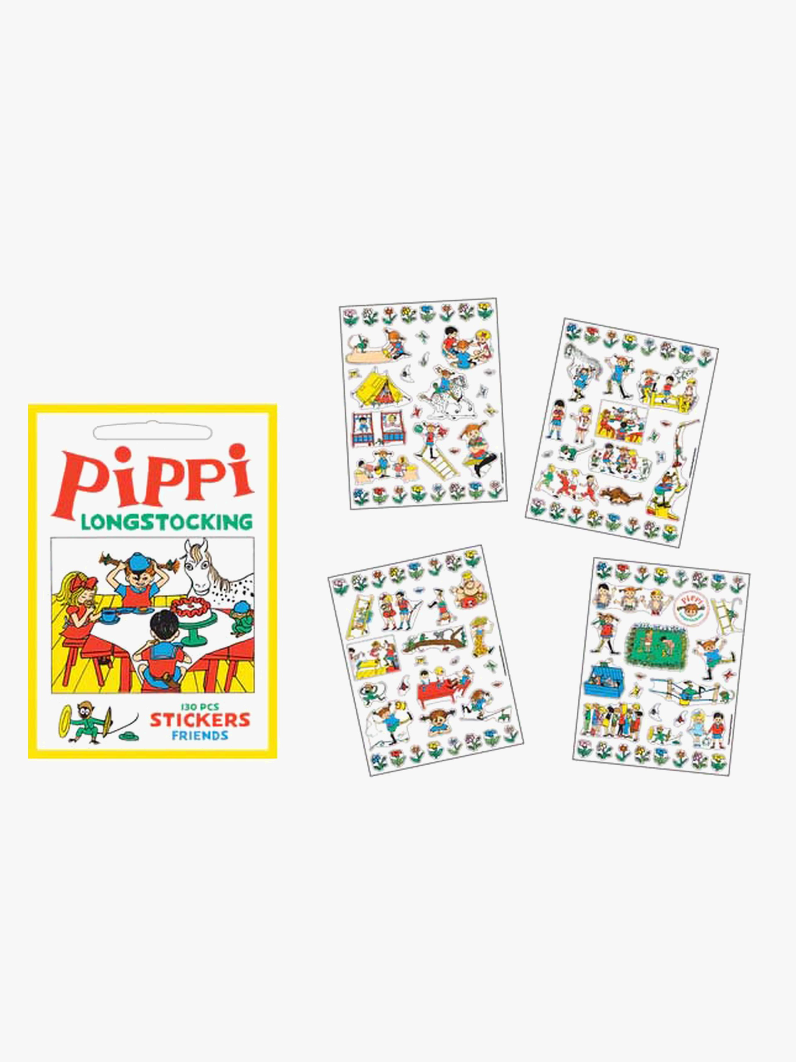 Barbo Toys Pippi Långstrump Klistermärken Vänner 130 st