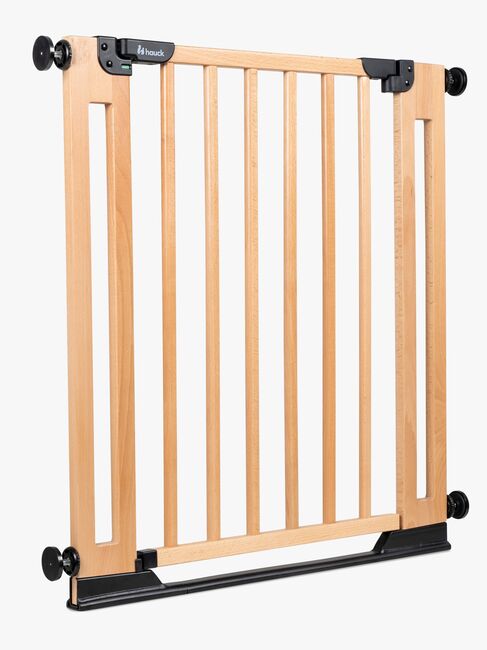 Hauck Clear Step Easyclose Skruvgrind, Eco Beech