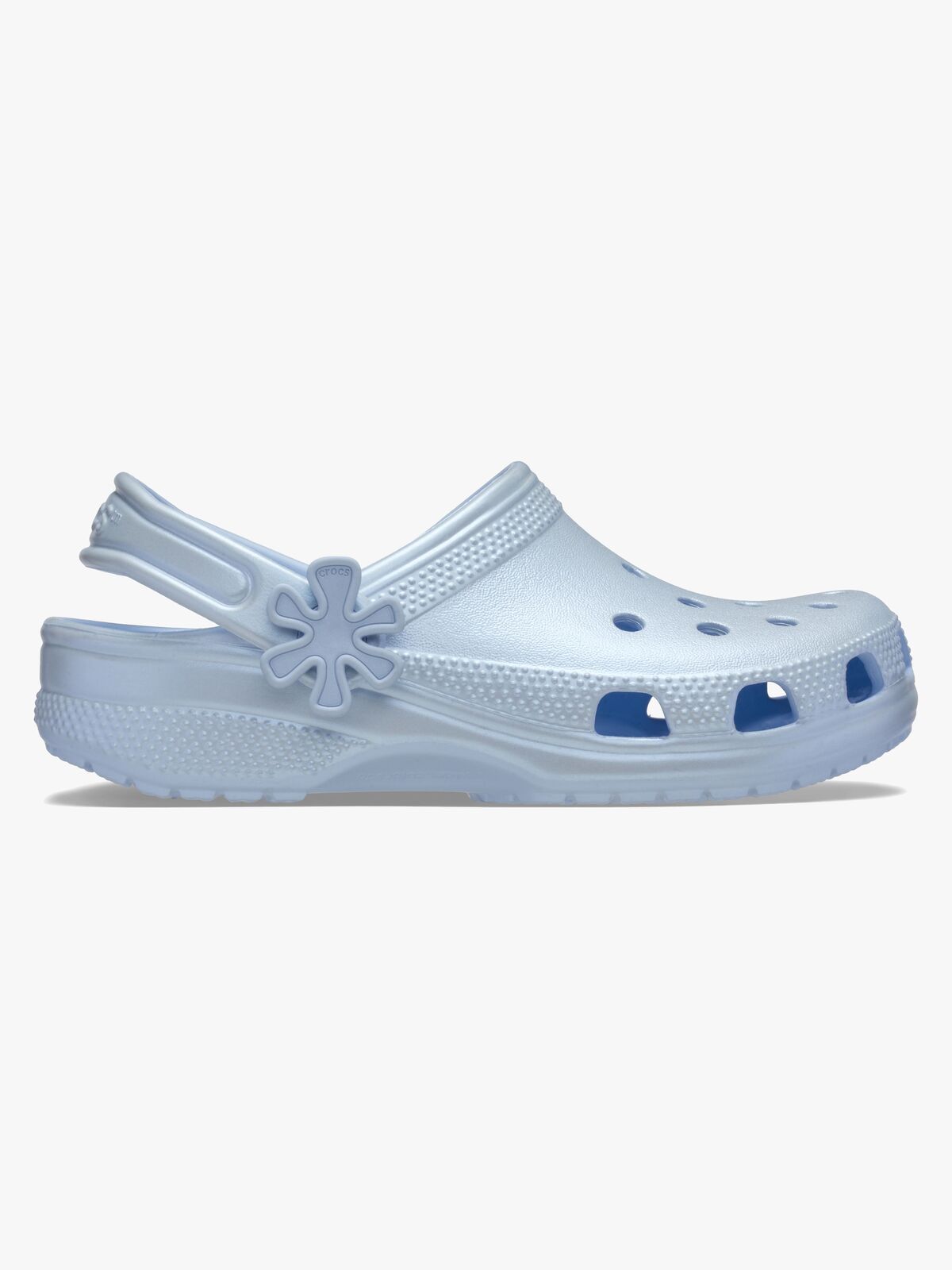 Crocs Classic Pearl Shine Tofflor, Blue Frost
