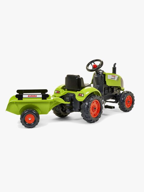 Falk Tramptraktor med Släpvagn, Grön