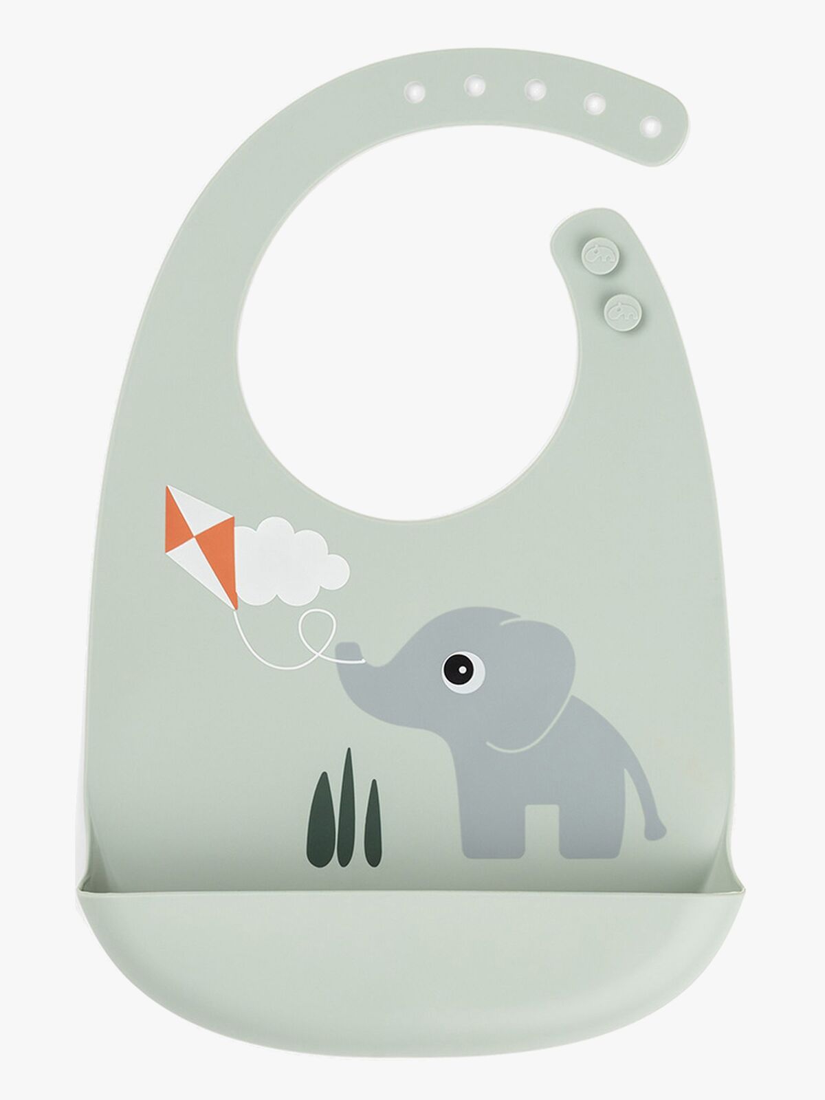 Done By Deer Playground Silikon Haklapp, Green