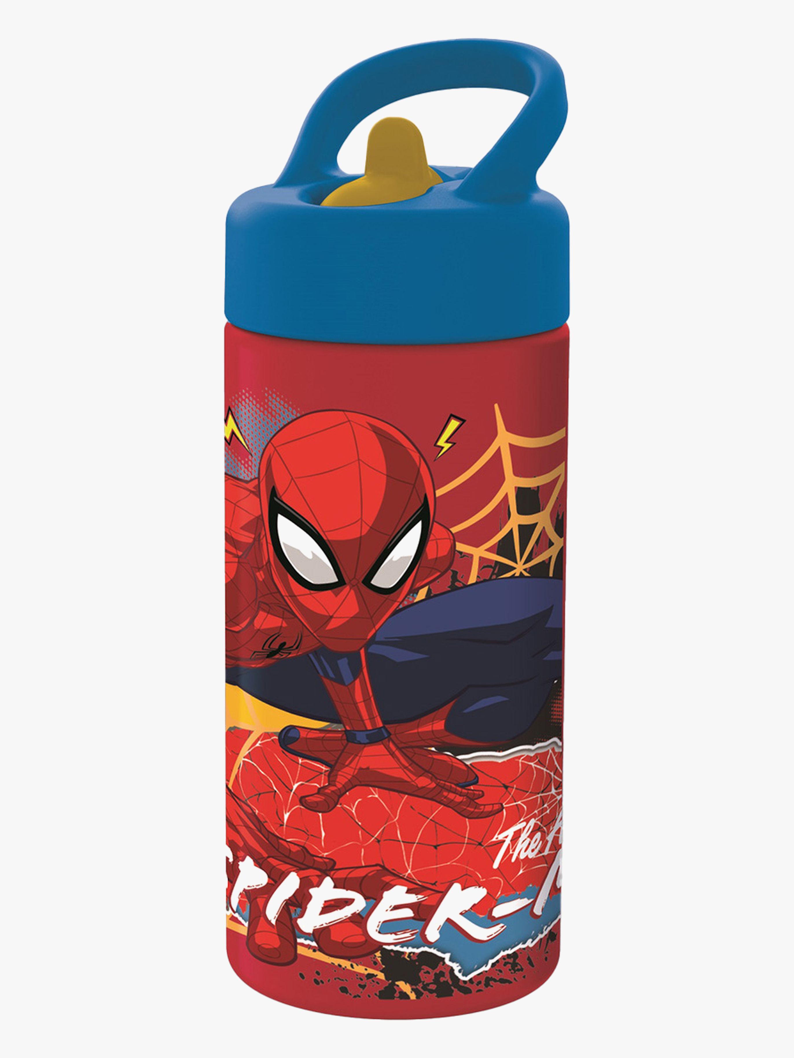 Marvel Spider-Man Vattenflaska med Sugrör 410 ml