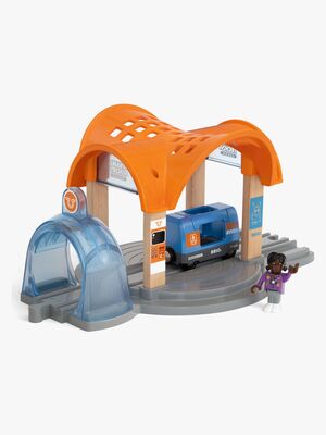 BRIO 33973 Smart Tech Tågstation Med Interaktiva Funktioner 