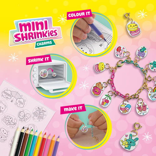 SES Creative Mini Shrinkies Pysselset Berlocker BFF