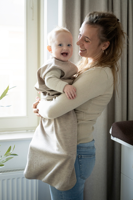 Baby's Only Sovpåse Merinoull 90cm, Fine Sand