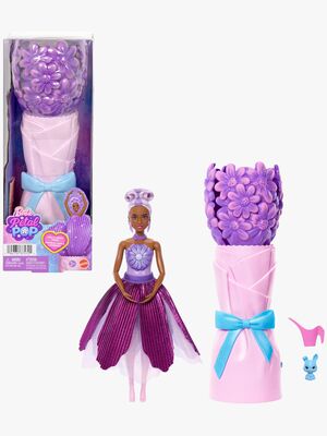 Barbie Petal Pop Flower Surprise Docka Prästkrage, Lila