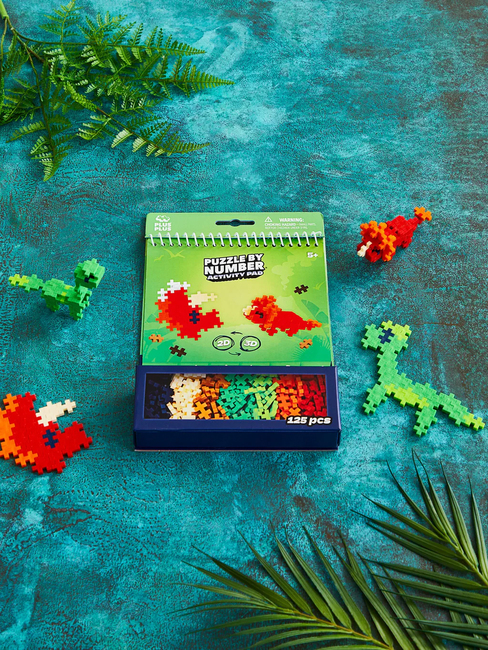 Plus-Plus Activity Pad Dino Byggset