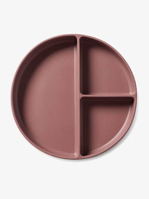 nuuroo Mingo Delad Tallrik Silikon, Mahogany