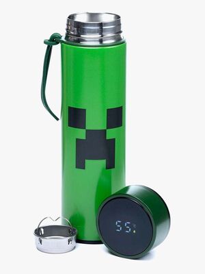 Minecraft Warm & Kalt Digitale Thermometerflasche 450 ml, Creeper
