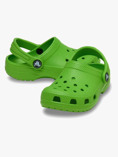 Crocs Classic Kids Tofflor, Grön