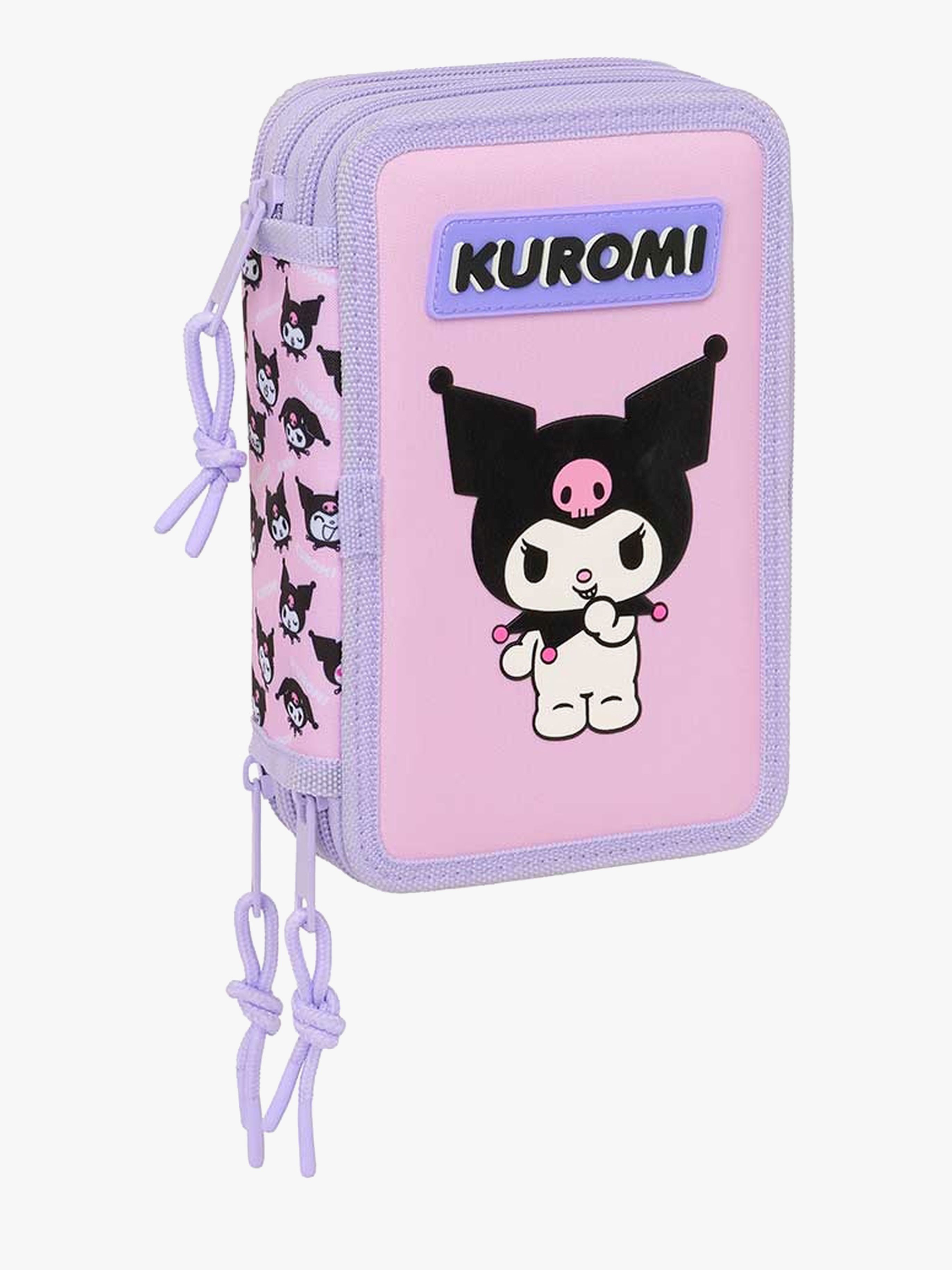 Hello Kitty Kuromi  Fyllt Trippelpennfodral 37 Delar