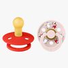 BIBS x Moomin Colour Dancing Napp 2-Pack Latex Stl 1, Candy Apple