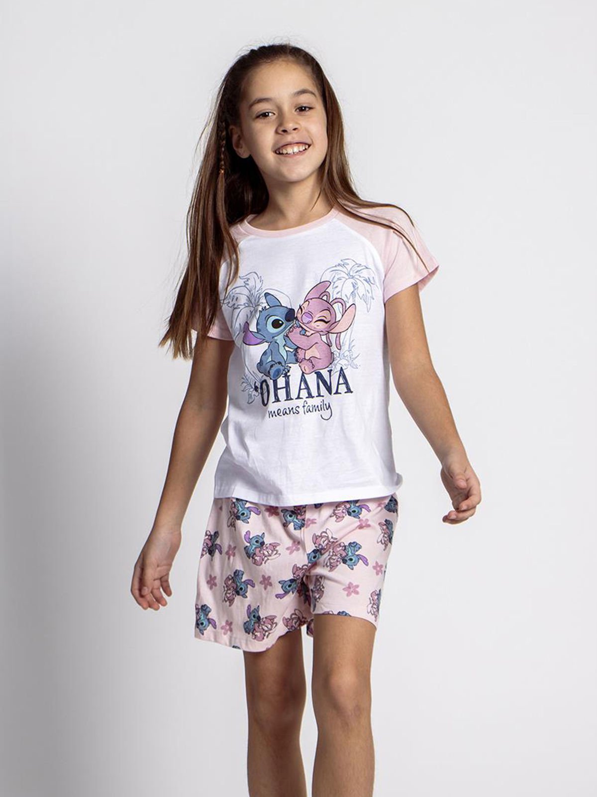 Disney Stitch Pyjamas, Rosa