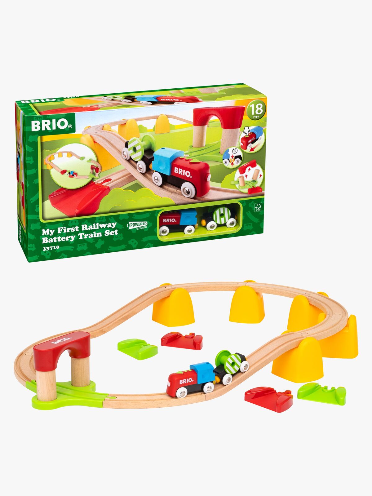 BRIO 33710 Min Första Järnväg – Batteridrivet Tågset