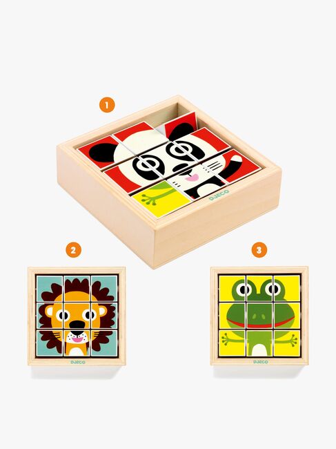 Djeco Pusselbox Tournanimo 3-i-1